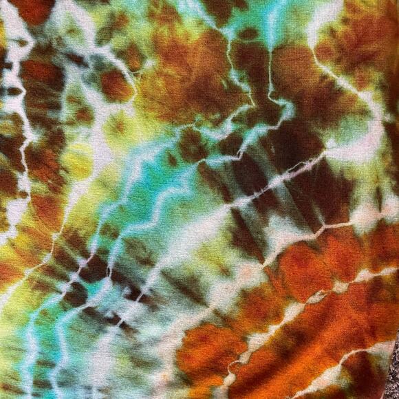 Ice Dye Bodycon Dress - Tie Dye Geode - Bold Vibrant Unique - (Women's XLarge) - Picture 6 of 10